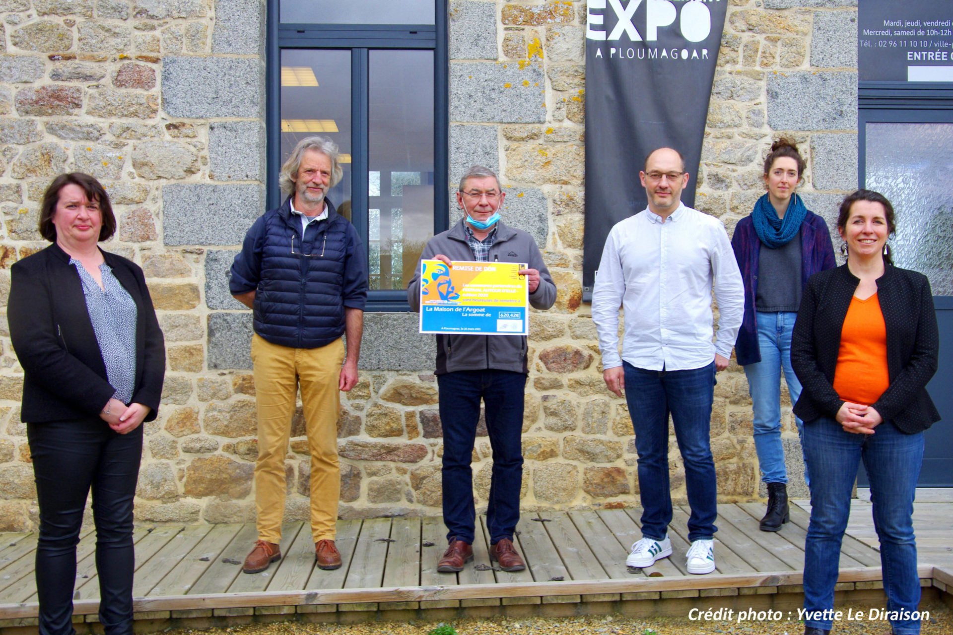 Remise de don pour la Maison de l’Argoat