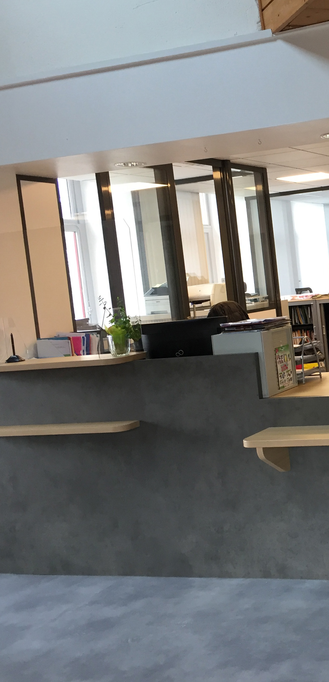 Image du bureau d'accueil de la mairie de Ploumagoar