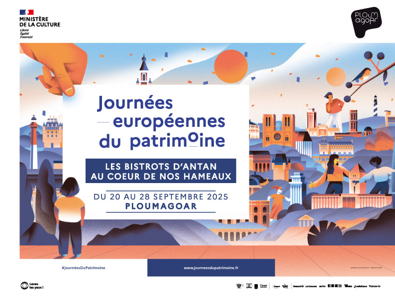 Visuel des journées européennes du Patrimoine à Ploumagoar