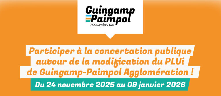 Concertation publique – Modification du PLUi