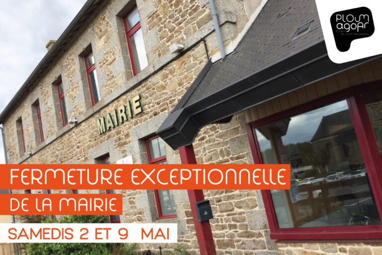 Fermeture mairie et agence postale