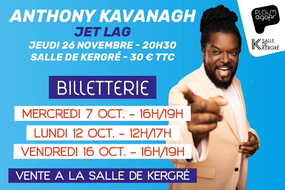 Anthony Kavanagh inaugure la scène de Kergré